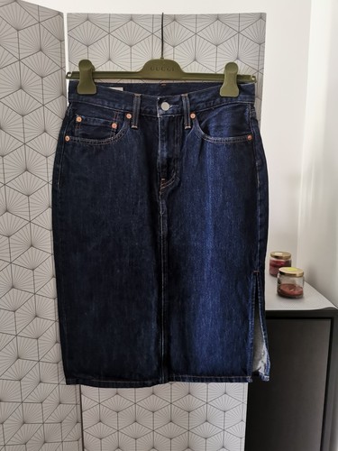 Jupe midi marine levi neuve - midi,
