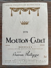Étiquette Château Mouton