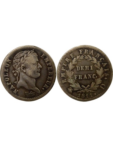 France napoléon 1 2 franc - 1/2,