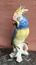 PERROQUET EN PORCELAINE