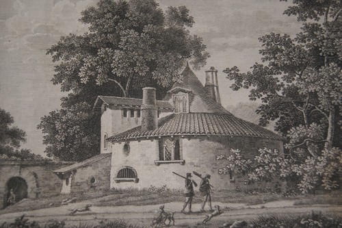 Ermenonville vue rotonde - de, la