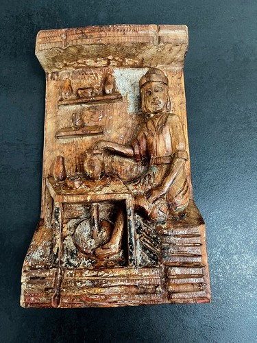 Bas relief bois art - relief, .
