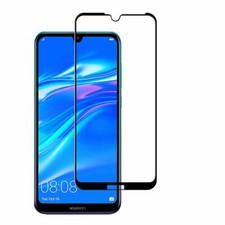 Pour huawei Film Vitre Verre Trempé Transparent Couverture COMPLÈTE NOIR