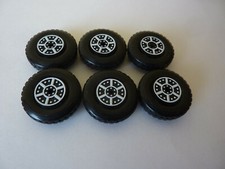 SOLIDO PIECES DETACHEES SIDES 2000 MARK 3 Aéroport  6 roues + axes (LOG A DIVERS