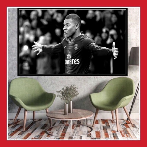 Toile imprimee kylian - imprimee, mbappe