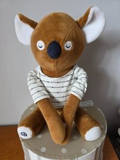 DOUDOU KOALA OBAÏBI PULL RAYE PELUCHE 34 CM