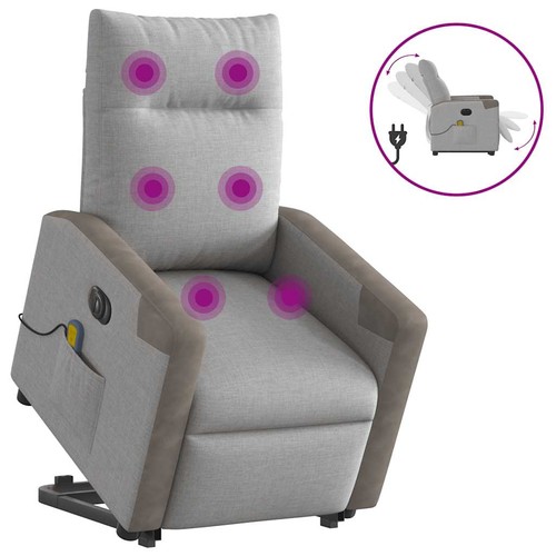 Stand recliner chair - up,