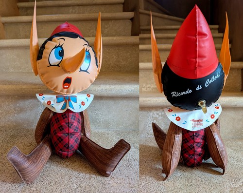 Peluche gonflable pinocchio - gonflable,