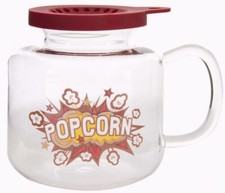 Cuiseur Pop Corn micro-ondes verre et silicone