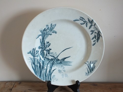 Plat rond terre de - terre,