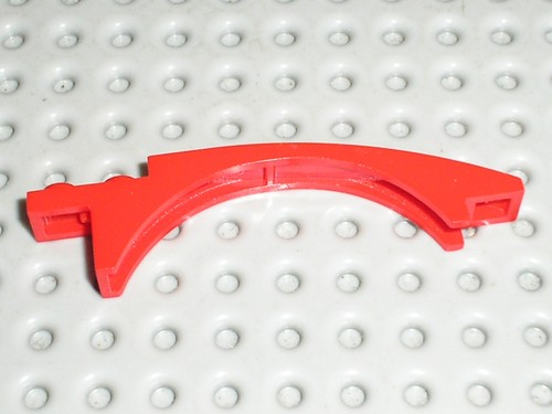 Red slope brick lego ferrari - red,