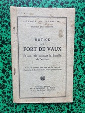 Notice Fort de Vaux - Place de Verdun Tourisme Champ de bataille Verdun 1930