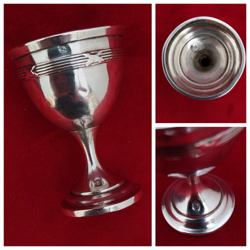 Coquetier argent massif - argent,