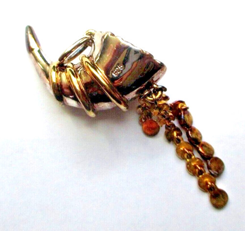 Superbe pendentif corne