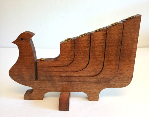 Mcm wood peacock bird - 5, arm