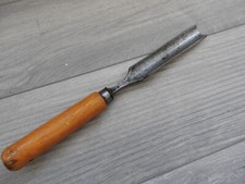 Ancien outil gouge creuse ciseaux à bois menuisier tournage GOLDENBERG sculpteur