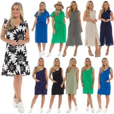 Robe D'Été En Lin Sans