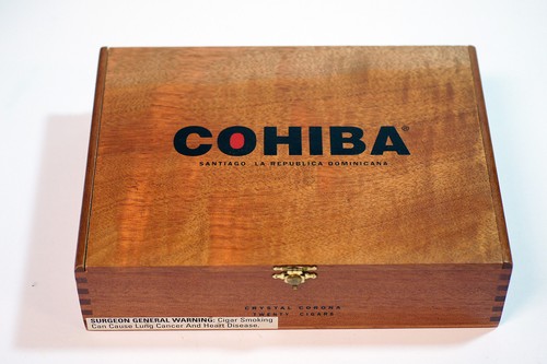 Authentic cohiba empty wooden - empty,