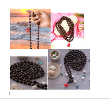 Religieux Laxmi Lotus Graine Kamal Gatta Japa Mala 108 Chapelet Perles...