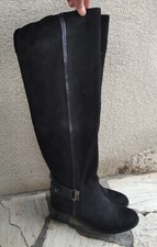 Cuissardes bottes hautes daim