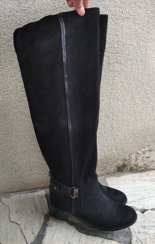 Cuissardes bottes hautes daim