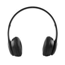 Casque Audio Bluetooth Stéréo Micro Radio FM Entrée Jack 3.5mm Pliable Noir