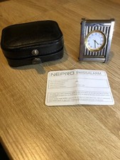 Superbe pendulette de voyage suisse  NEPRO