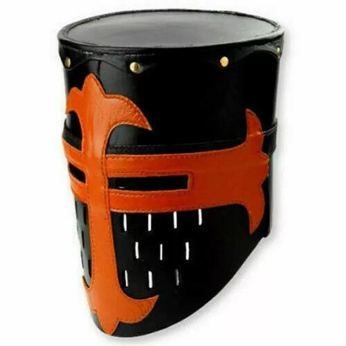 Casque cuir armure - casque,