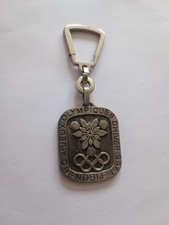 Porte-clés JEUX OLYMPIQUE D' HIVER GRENOBLE 1968 Keychain Vintage