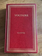 Voltaire - romans et contes livre de collection relié cuir 1973