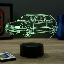 Lampe illusion 3D Peugeot 106