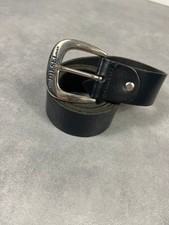 Ceinture cuir noir vintage Y2K