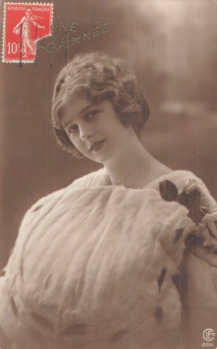 Bonne annee femme manchon - bonne,