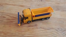 SIKU CAMION PORTEUR MERCEDES ACTROS CHASSE NEIGE BENNE 1/50