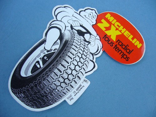 Autocollant sticker michelin - autocollant,