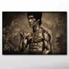 toile tableaux Bruce lee
