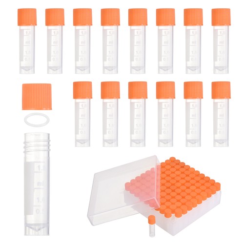 100 pcs flacons plastique 2ml