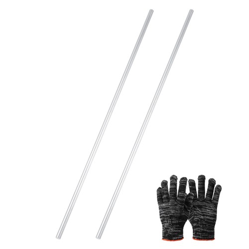 2 Tiges Aluminium 6061
