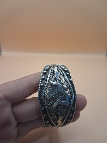 Ancien bracelet manchette - bracelet,