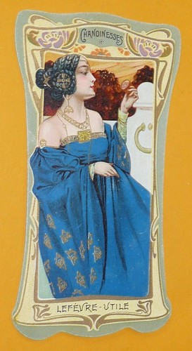 Chromo 1900 art nouveau - chromo,