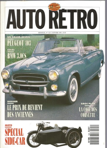 Auto retro 125 corvette - auto, /