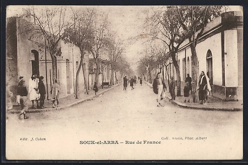 Cpa souk arba rue - rue, de