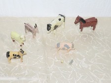 Ensemble De Figurines En Bois Animaux 6 Pièces !