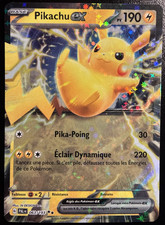 Carte Pokémon Pikachu EX 063/193 Evolutions à Paldea