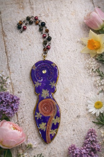 Pendentif déesse en - pendentif, la