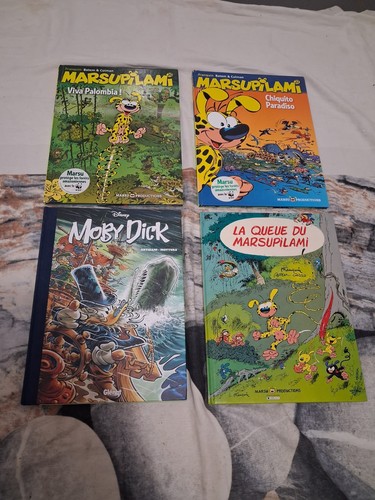 Lot ancienne marsupilami - bd, +