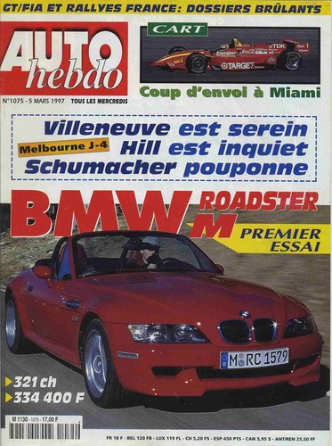 Auto hebdo 1075 - n°1075, 05/03/1997
