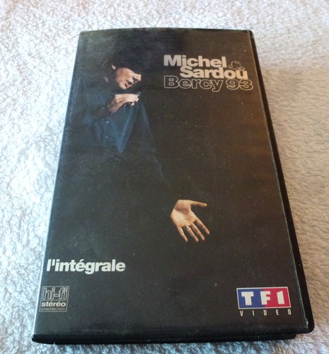 Vhs michel sardou - vhs,