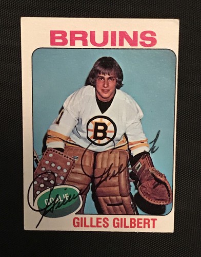 Gilles gilbert 1975 topps - gilles, 1975-76