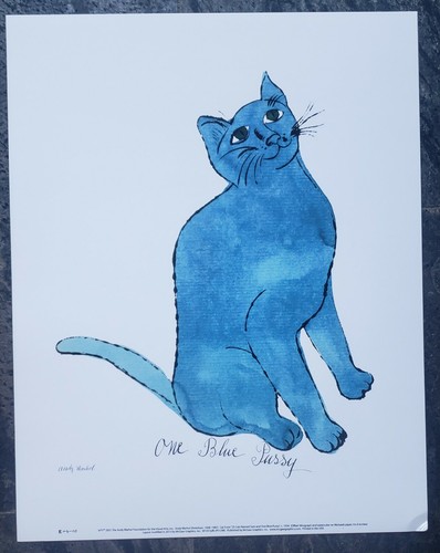 Andy warhol chat bleu - andy,